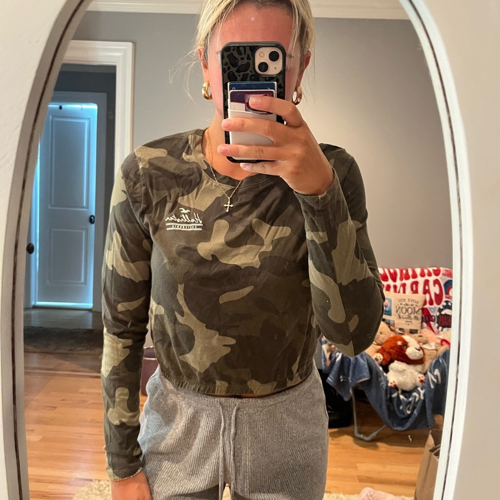 Hollister Camo Long Sleeve Tee